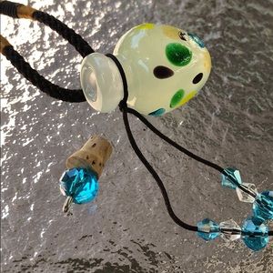 Essential oils necklace Murano glass